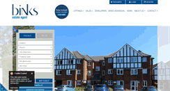 Desktop Screenshot of binksweb.com
